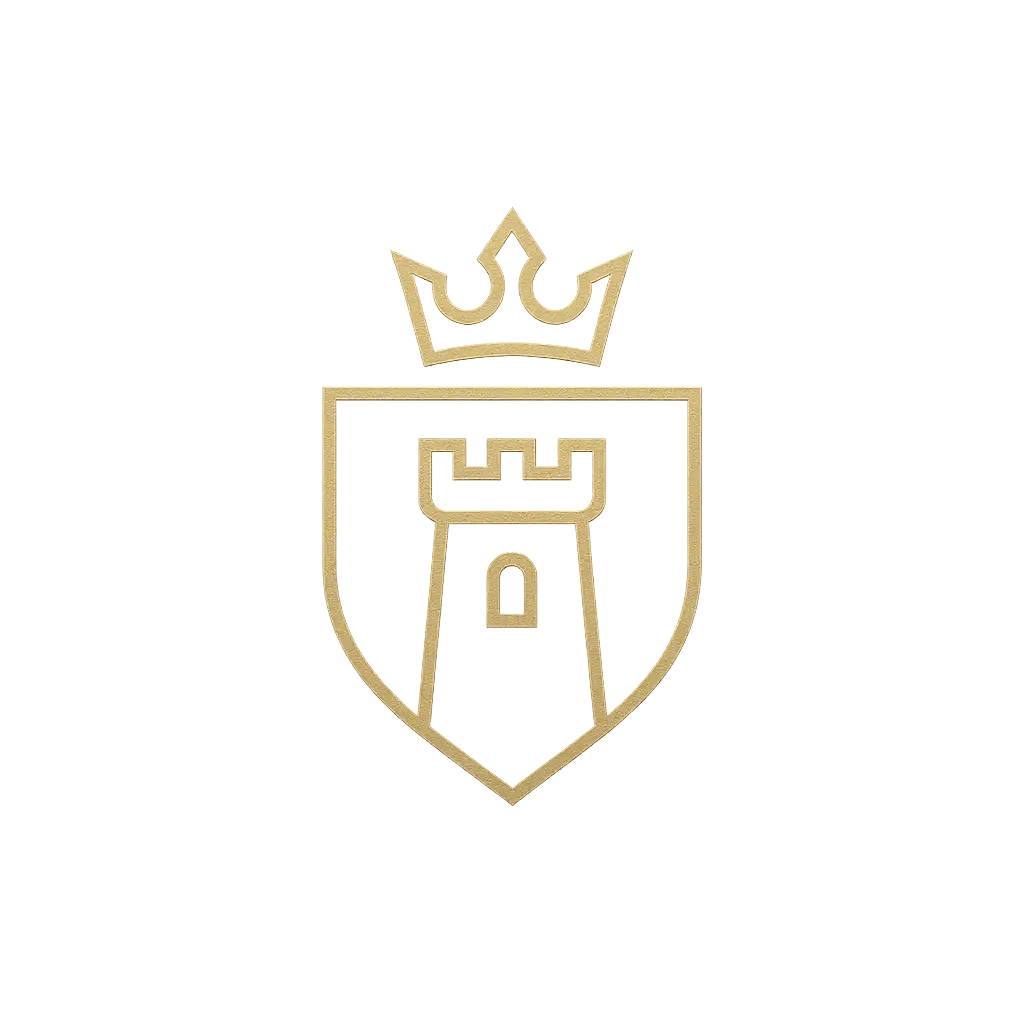 RoyalRook Logo - Schloss und Krone